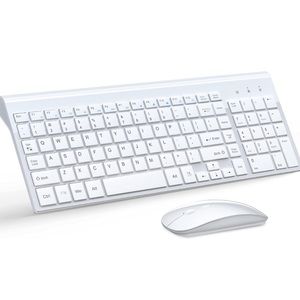 TopMate Wireless Keyboard and Mouse Ultra Slim Combo